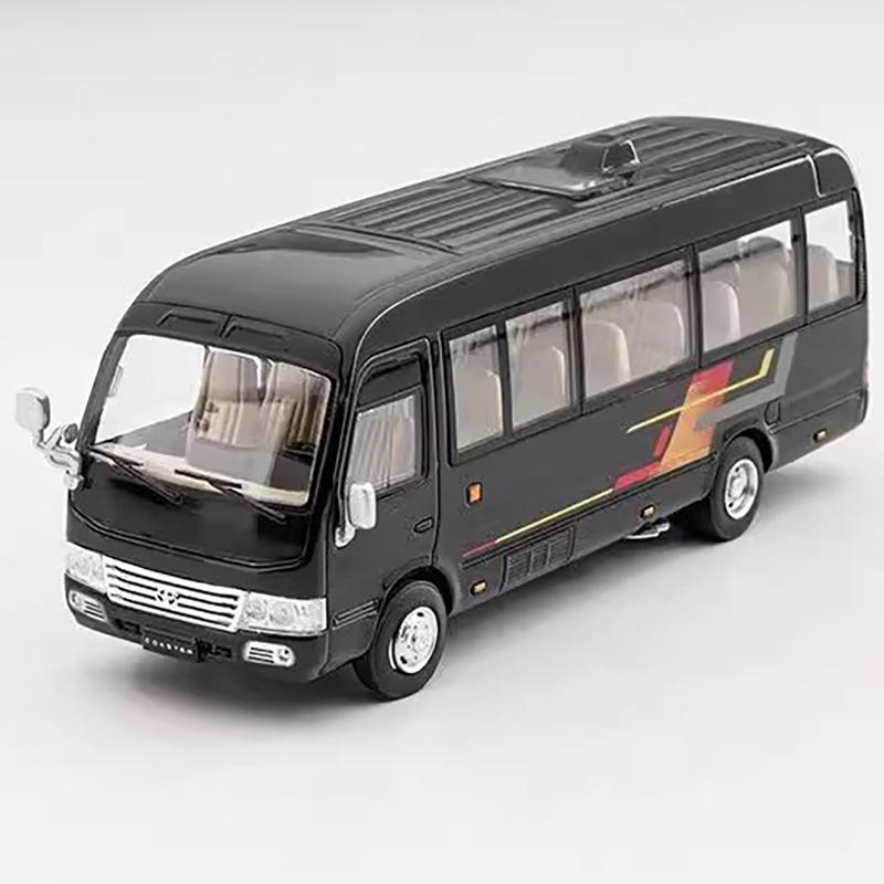 1/64 Toyota Coaster BUS Alloy Car Diecasts & Toy Vehicles Car Model Miniature Scale Model Car for Children