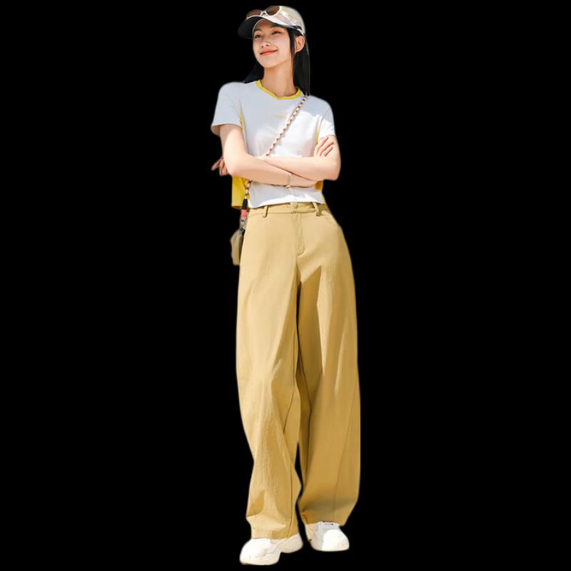 

ANTA Women s Summer Loose Fit Ice-Cool Casual Pants M