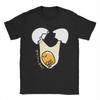 Retro Cute Gudetama Design  Tshirts Unisex Round Neck Short Sleeve Tops  Cotton Summer Clothes