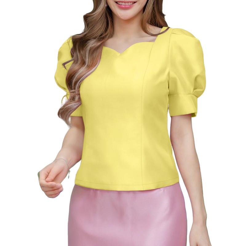 ZANZEA Womens Summer Casual Short Sleeve Satin Blouse