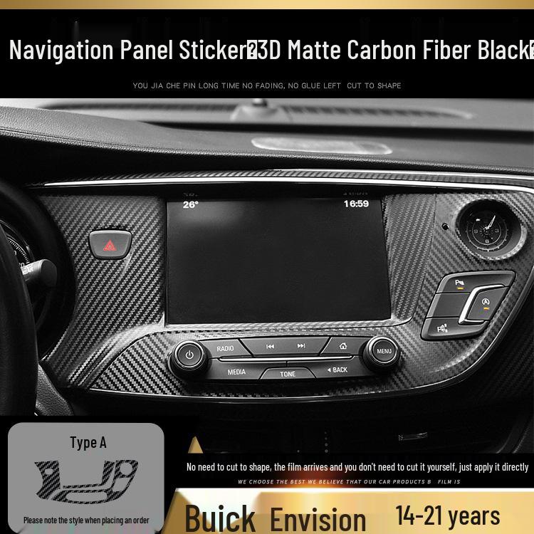 Frosted Glitter Anti-Scratch Film for Buick Envision Console Decoration