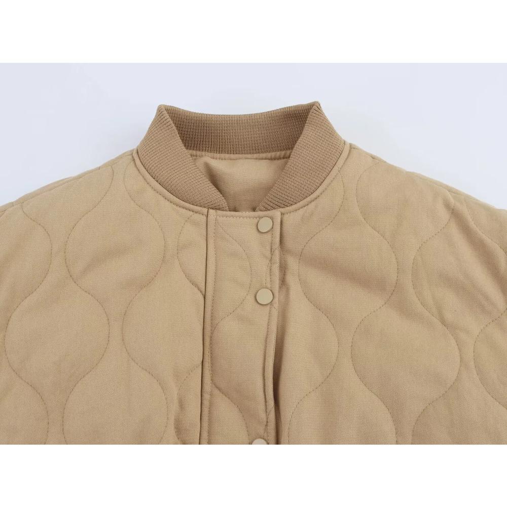 Autumn and Winter New Women's Lazy Style Fashionable Loose Washed Cotton Pilot Cotton Jacket