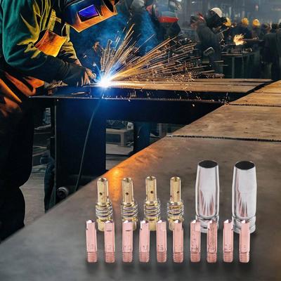 Yüksek Güvenilirlik MIG Kaynağı MB15 15AK Kontak Ucu Mig Kontak Ucu Sarf Malzemeleri
