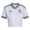 adidas Italy 26 Away Cropped Jersey Aeroblue Women Tops KE8082