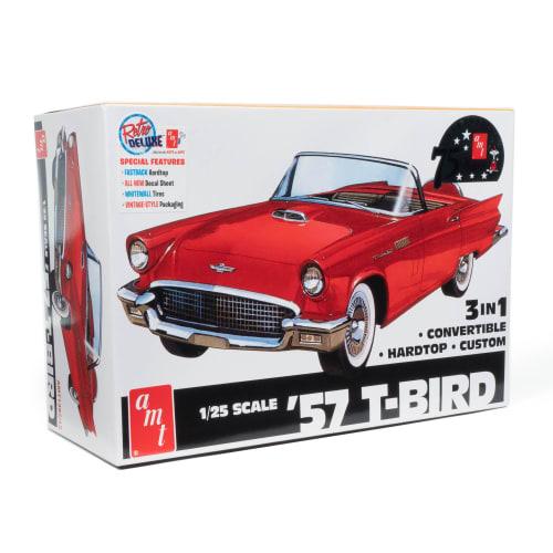 AMT 1/25 Scale Ford Thunderbird 1957 3-in-1 Plastic Model Kit AMT1397