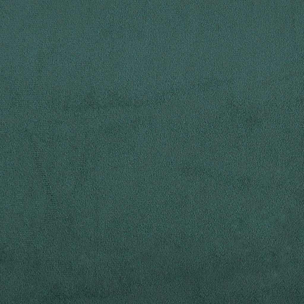 Box Spring Bed with Mattress Dark Green 180x220 cm Velvet