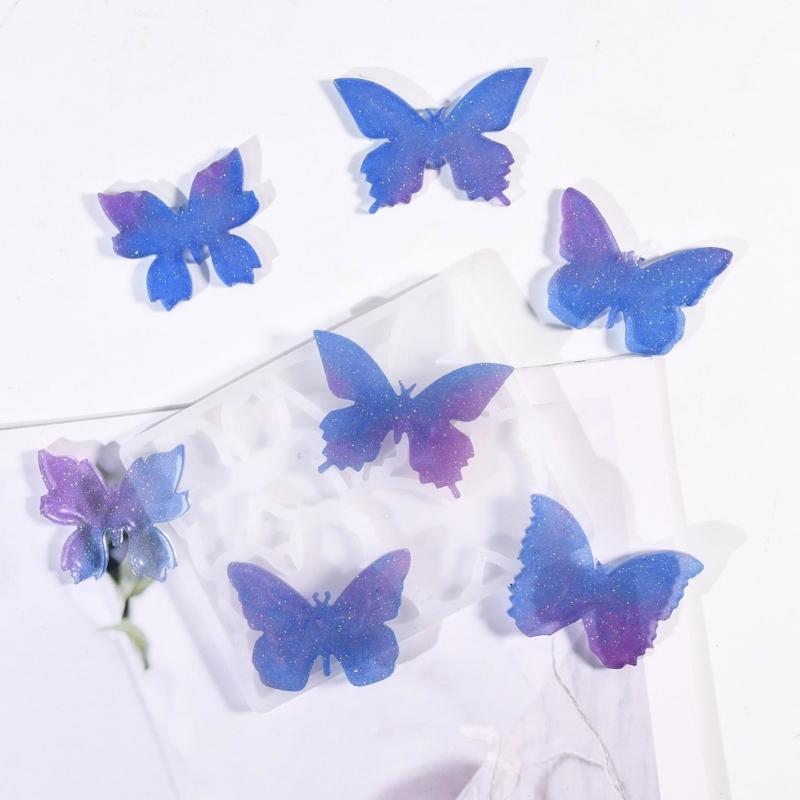Sturdy Silicone Butterfly Pendant Resin Molds Perfect For Crafting Individualized Jewelry Such As Earrings And Necklaces