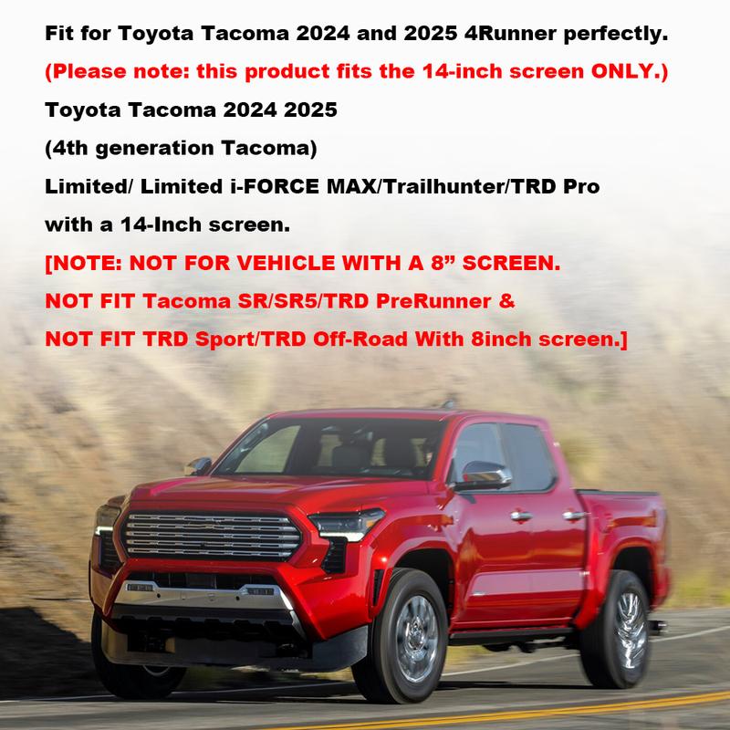 For Toyota Tacoma 2024 2025 Center Console Dashboard Storage Box SR SR5 TRD Armrest Organizer Car Accessory