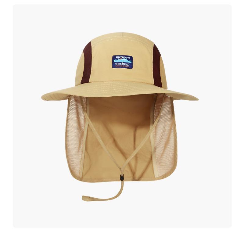 

Parent-child shawl hat children s big eaves mountain camping hat boys and girls sunshade sunscreen beach bucket hat Adults (56-59)