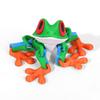 3D Printed Magnetic Tree Frog Ornament - Refrigerator Magnet & Children's Decompression Toy
