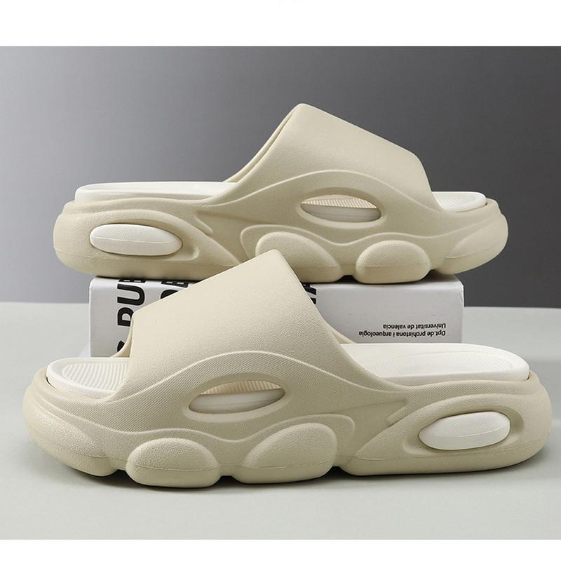 Men Summer Outdoor Platform Lightweight Slippers Eva Non-Slip Soft Thick Sole Beach Sandals Men Flats Slides Shoes Flip Flops