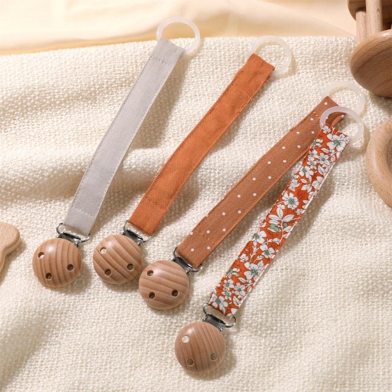 4Pcs Pacifier Clip Chain for Baby Infants Soothing Toy Lanyard Strap Dummy Holder Rope Prevent Loss and Contamination