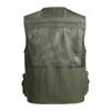 Fishing Vest Breathable Fishing Travel Mesh Vest with Zipper Pockets Summer Work Vest for Outdoor Activities