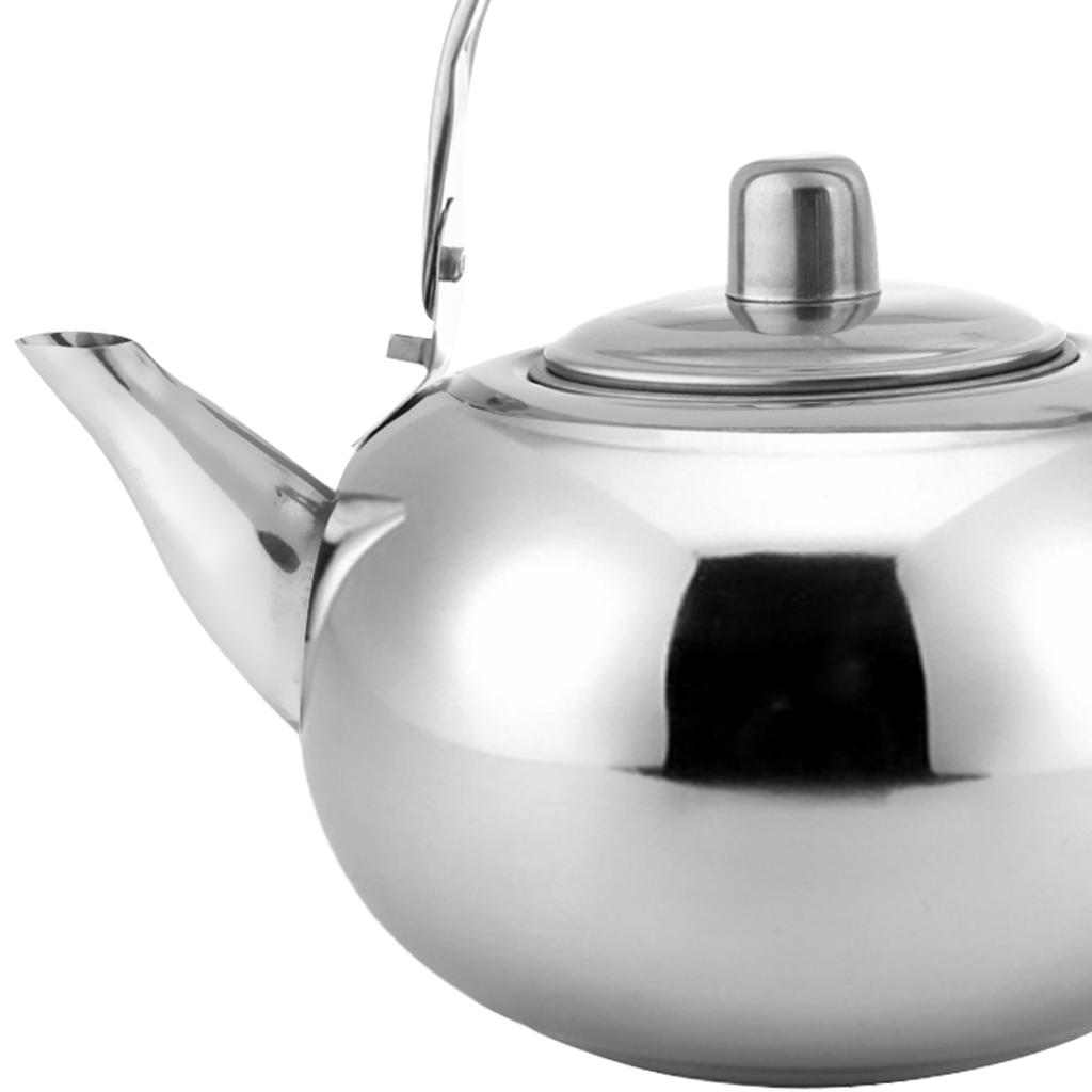 Camping Stainless Steel Tea Kettle Water Pot 1L 1.5L L