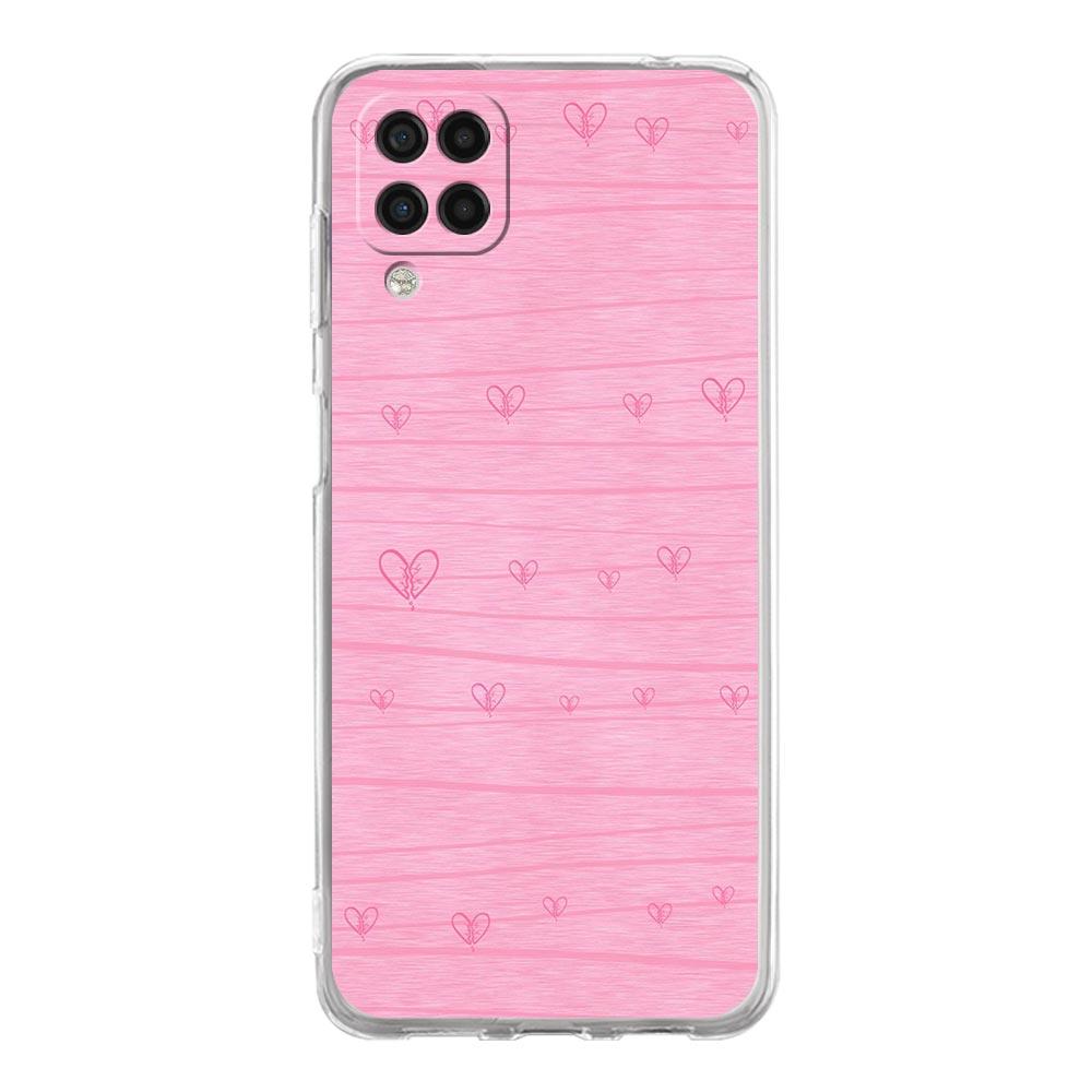 Gold Pink Rose Glitter Hearts Phone Case For Samsung A51 A71 A21S A12 A11 A31 A41 A03S A22 A13 A33 A73 A53 A52 A32 5G A23 Cover