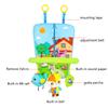 Infant Car Seat Toy 3 Kick and Play Toys with Sound Rear Car Seat Fun Travel Baby Toy for Baby 0-12