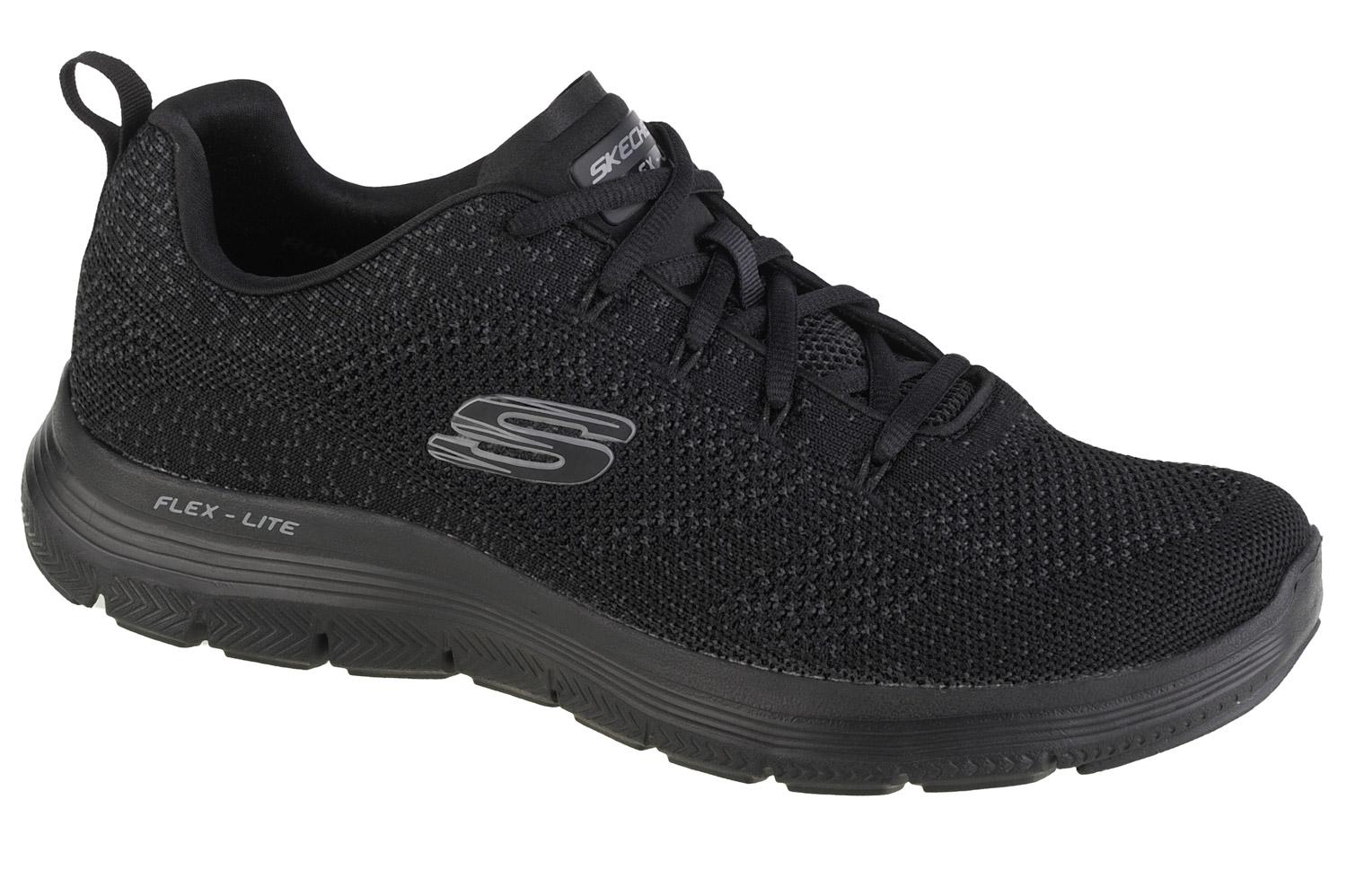 Sneakers da uomo in tessuto Skechers 43 nero
