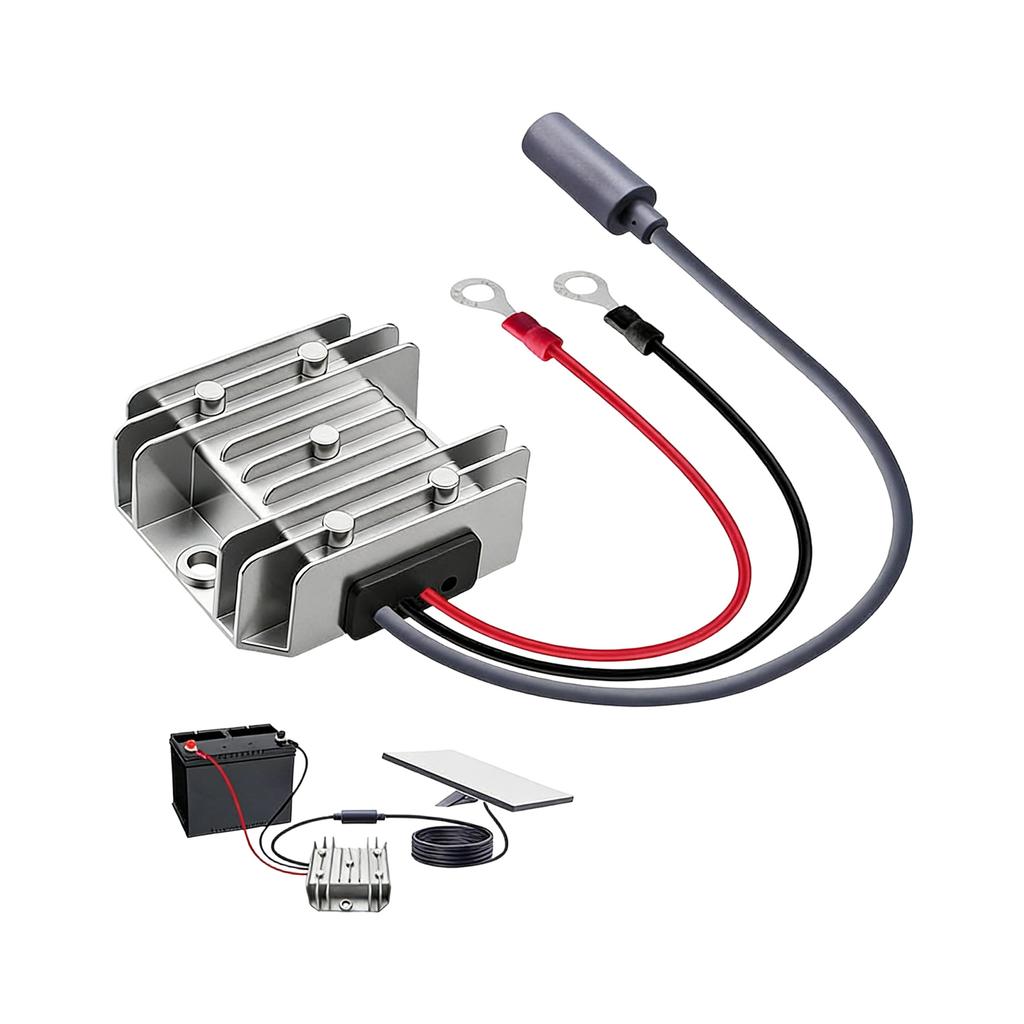 Compactly Voltages Converter 12V 24V To 30V 3.5A Power Adapter Cold Press Terminals Wire Ideal For Devices Power Supply
