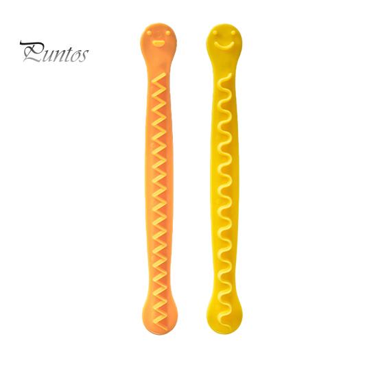 

4 шт. удобная противоскользящая волнистая/пилообразная форма яйцерезка трудосберегающая нарезка яиц разделитель ресторанный аксессуар разноцветный