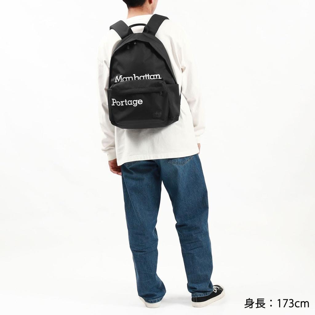 Black Label Genuine Product Backpack STUYTOWN BACKPACK GRAPHIC CORDURA 305P Black M [Manhattan Portage] [Official] MP1277G-305PBL