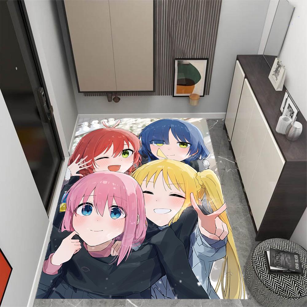 Rock Star Night Carpet Design for Bedrooms Dormitory Playrooms Living Rooms Antislip Carpet Anime Office Decor Gift for Festivals