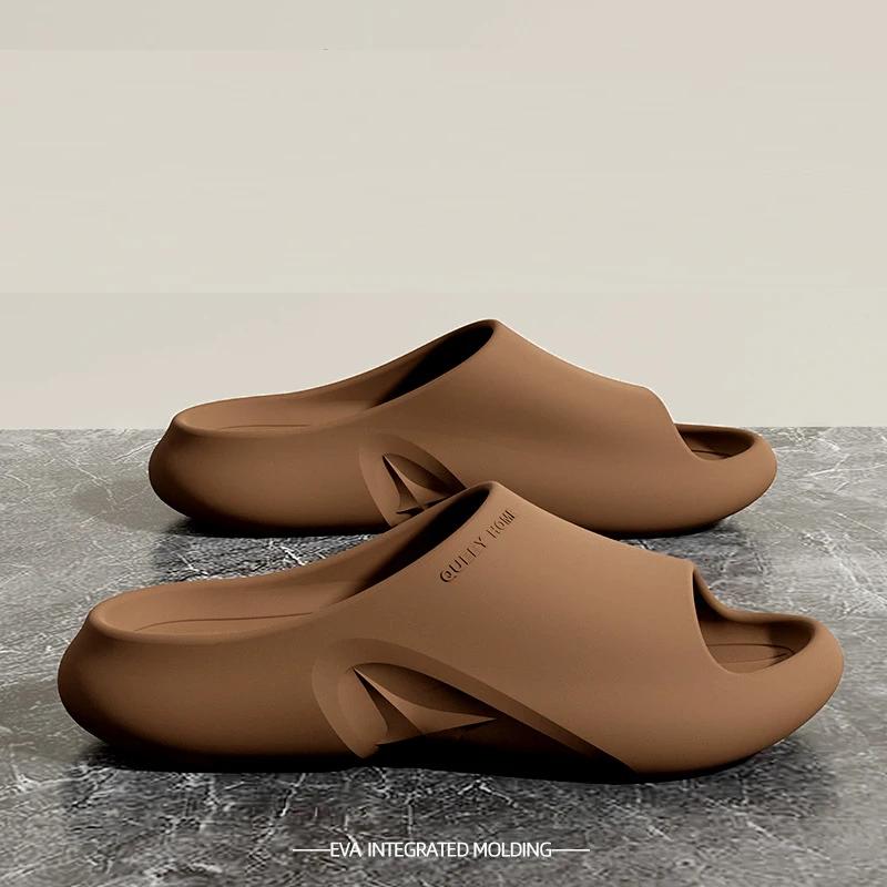 

2025 Summer Men’s EVA Non-Slip Sandals By - Casual Indoor Outdoor Beach Slippers with All-Day Comfort 44-45 чорний