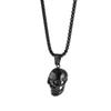 Retro Domineering Personality Skull Pendant Necklace Men's Trend  Punk Hip-hop Niche Street Party Gift PendantAccessories
