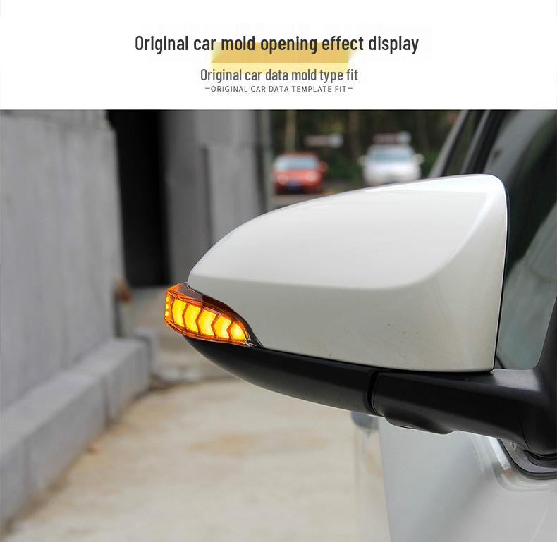 Passend für Toyota Camry 2012-2017: LED-Tagfahrlicht im Rückspiegel mit dynamischen Blinkern