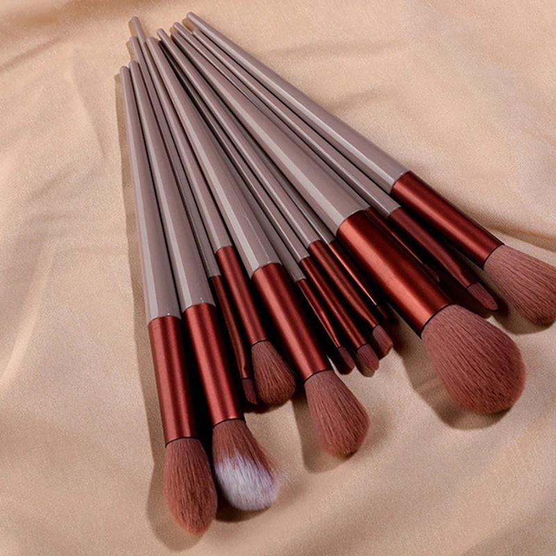 1Pack (13PCS) Makeup Brush Set Make Up Concealer Brush Blush Powder Brush Eye Shadow Highlighter Foundation Brush Cosmetic Beauty Tools