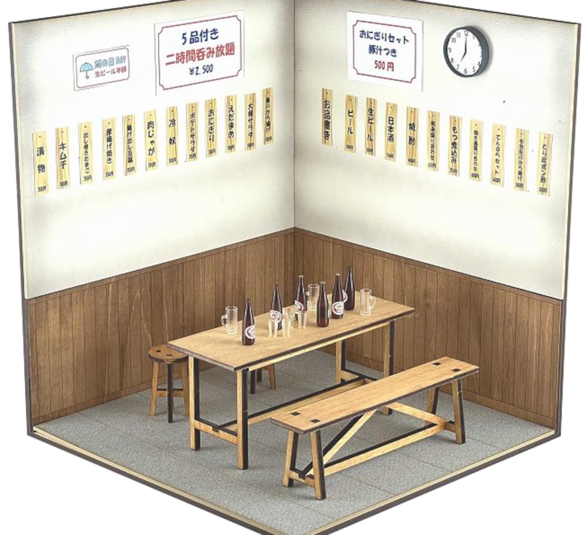 

Kobaani Model Studio Japanese Style Building Series Showa Era Izakaya Wooden Miniature Kit 1/12 WZ-027 (Diorama)