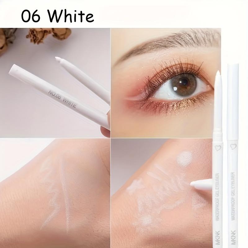 Automatic Color Smooth Waterproof Glue Eyeliner Pencil Eyeliner Long Lasting Colourful Eyeliner Pencil Eye Makeup Cosmetics