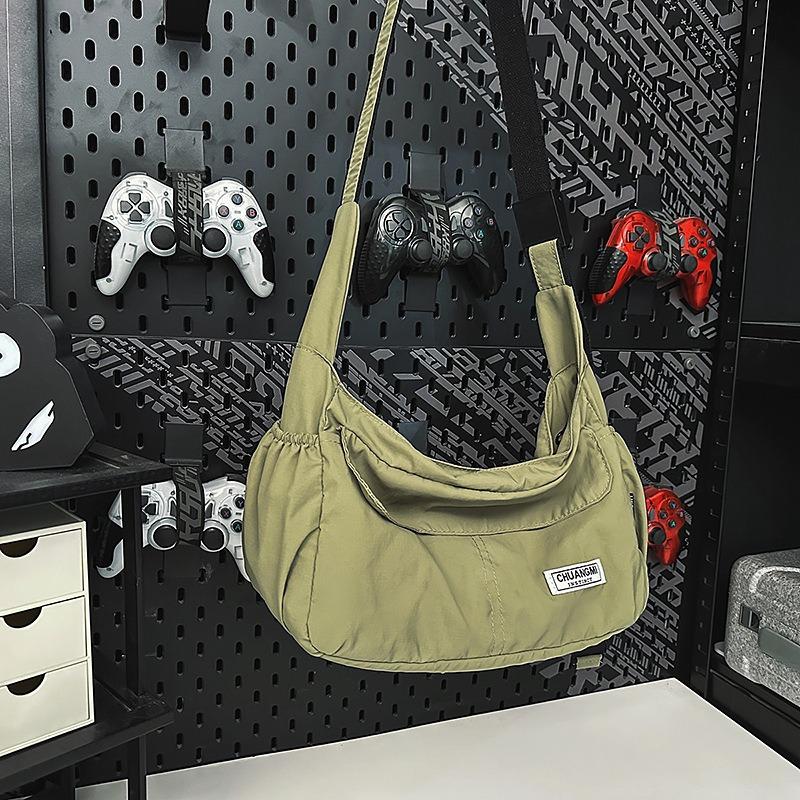 Shoulder Bag Trendy Brand Messenger Bag Tooling Style New Casual Simple Women's Bag Large Capacity Personalized Mailman Bag Tide