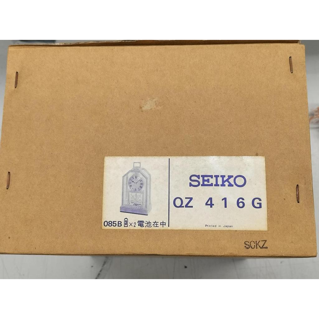 Used SEIKO QZ416G Table Clock