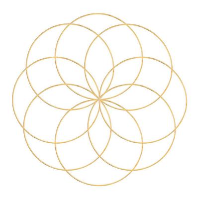 10 Pcs Dream Catcher Hoop Decor Macrame Rings Circle Wall The Dreamcatcher Metal Decorations
