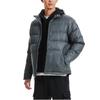 Under Armour Solid Color Zipper Design Stand Collar Down Jacket Men Jackets Gray 1342702-012