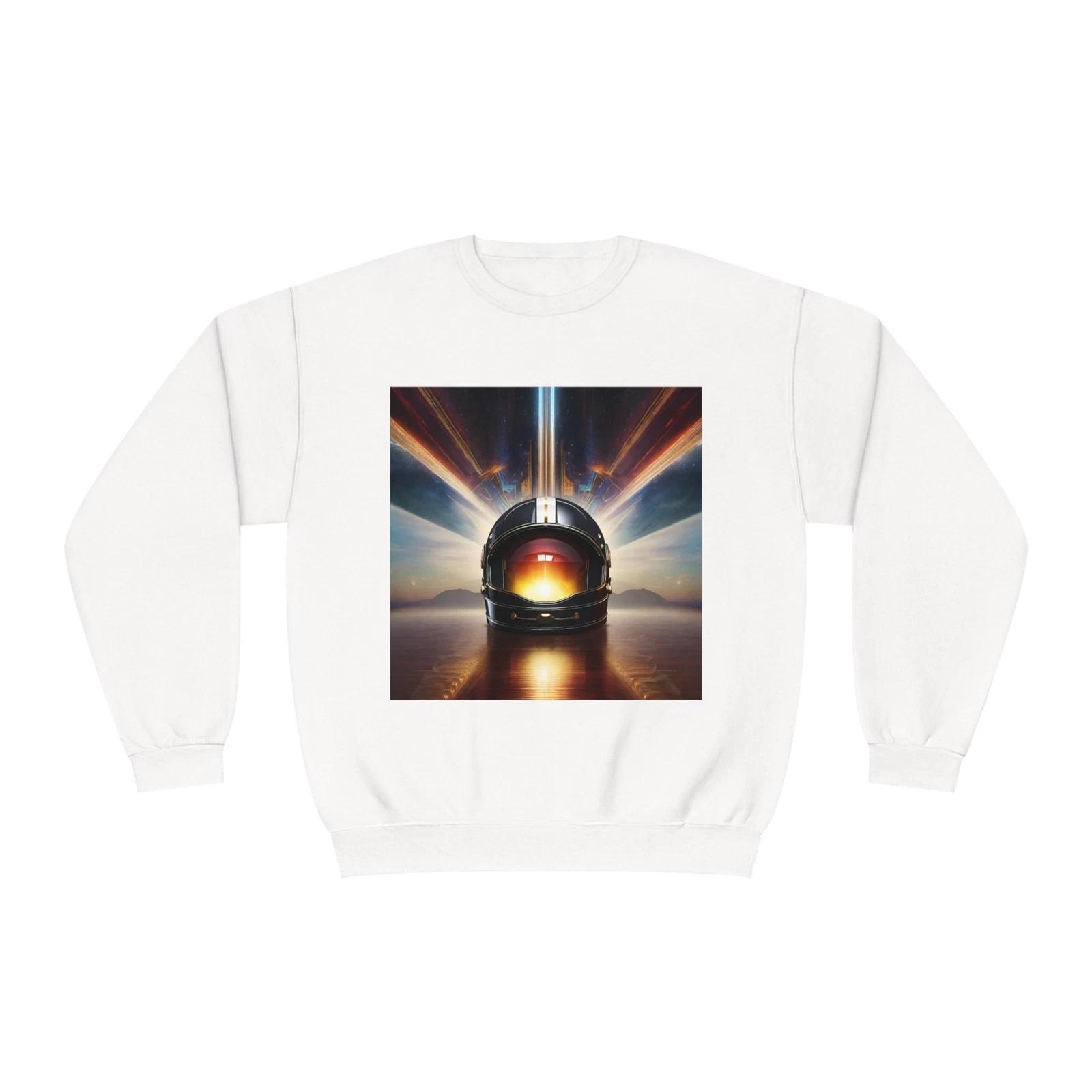Galactic Adventure: Astronaut Helmet Cosmos Sweater Shirt - Celestial Style 4XL