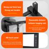 Towel Rack Electric Heating Towel Rack Waterproof Towel Holder Dryer Wall Mounted Bathing Towel Bar Heater Bathroom