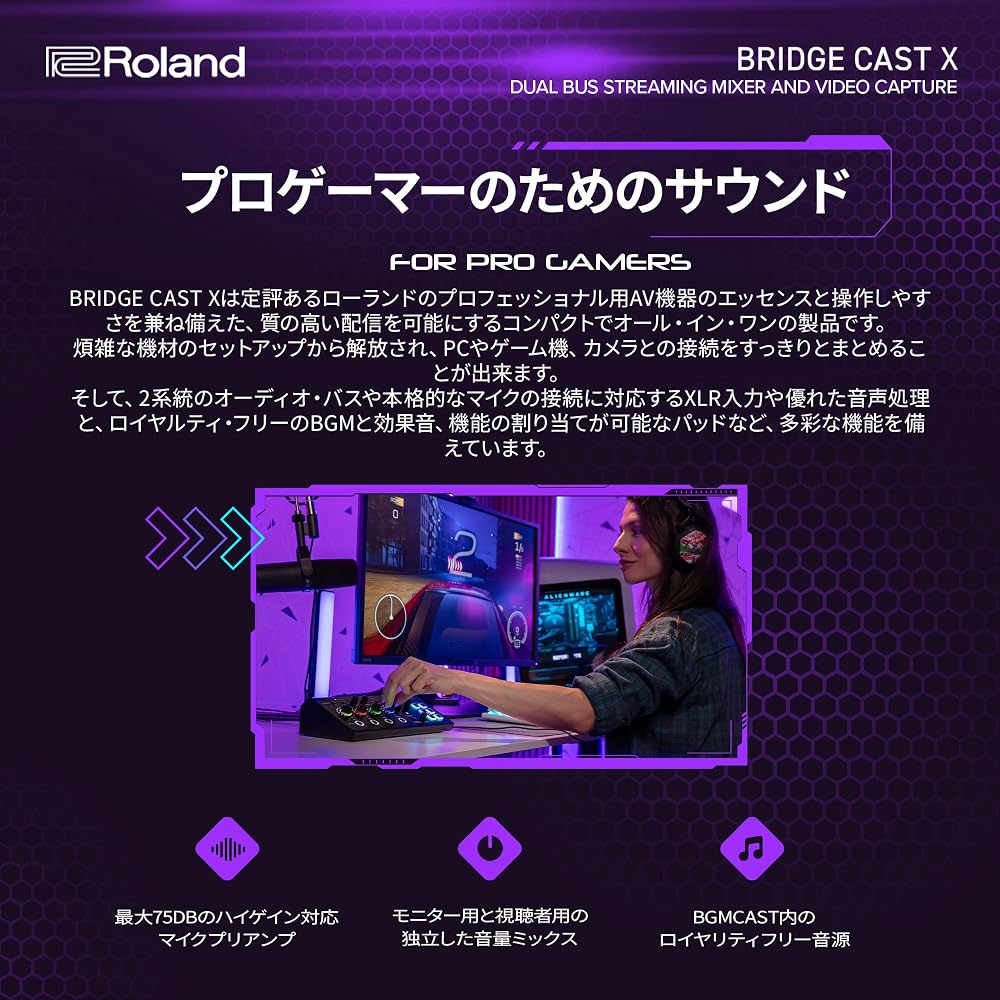 Roland Roland BRIDGE CAST x/HDMI video capture/gaming DAC amplifier/audio interface/distribution/...