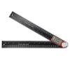 Digitaler Winkelmesser Digitaler Winkelmesser Metrisches Goniometer 360 Grad Edelstahl Rechtwinkliges Geodreieck Messwerkzeug 200 mm