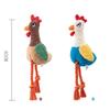 Chicken Dog Squeak Toy Sound BB Plush Pulling Cotton Rope Pet Puppy Rooster Chew Squeak Toy
