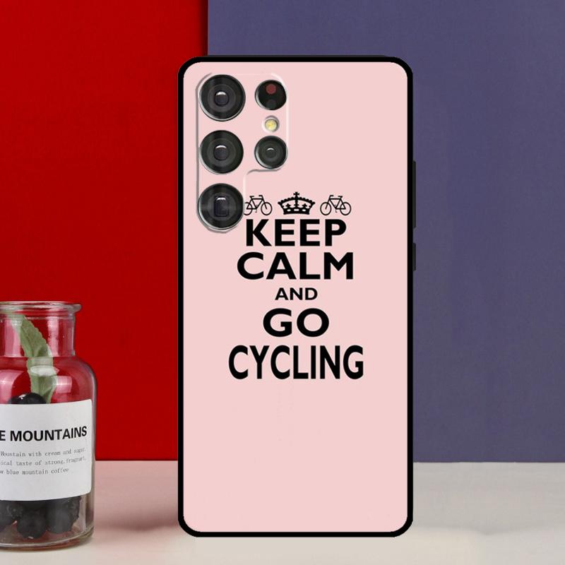 Mountain Bike Cycling Gym Funda Case For Samsung Galaxy S25 Ultra S9 S10 S20 S21 S22 Plus S23 FE S24 Ultra Phone Cover