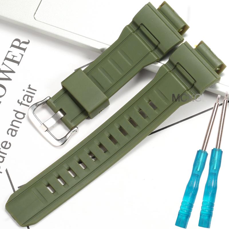 Resin Strap For Casio GW9300 GW-9300 RANGEMAN Men's TPU Replacement Band G-9300 Sport Waterproof Bracelet