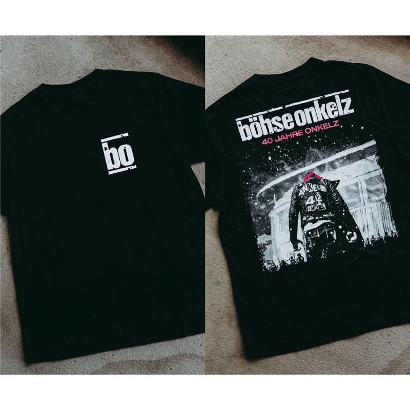 Fashion Hip Hop Clothes B&ouml;hse Onkelz 40 Jaar T-shirt Gehaat Verdoemd Vergoden II Perifeer Oversized Y2k Streetwear Kleding Casual Katoen Mannen Vrouwen T-shirts Tees S
