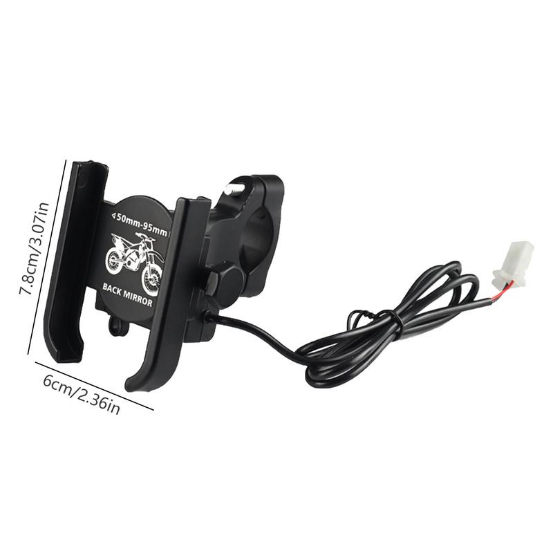 Motorcycle Cell Phone Holder Cycle Phone Mount Lightweight Cell Phone Holder Sturdy Phone Mount Clamp Cell Phone Stands