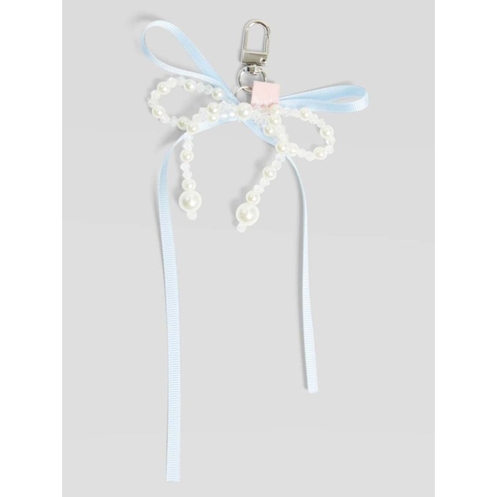 

hish hish pearl keyring - baby blue baby blue
