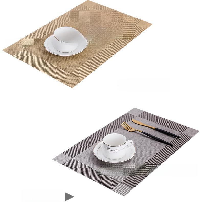 High-End European-Style Non-Slip, Heat-Resistant PVC Dining Mat