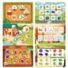 Reusable Children Stickers Busy Books Montesorri Quietbook Montreasures Activity Quire Bussy Notebook Monzo Montessori Materials