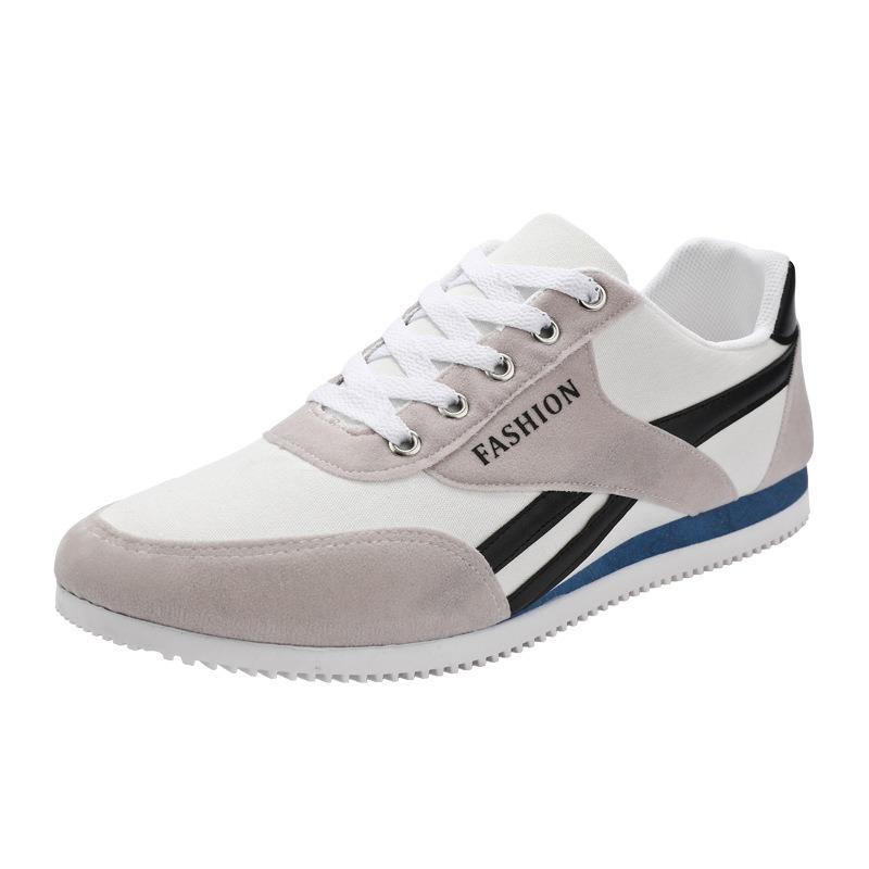 Frühlings- und Sommer-Dünne, modische, atmungsaktive Freizeitschuhe, junge und junge, weichsohlige, weichgesichtige Low-Top-Herrenschuhe
