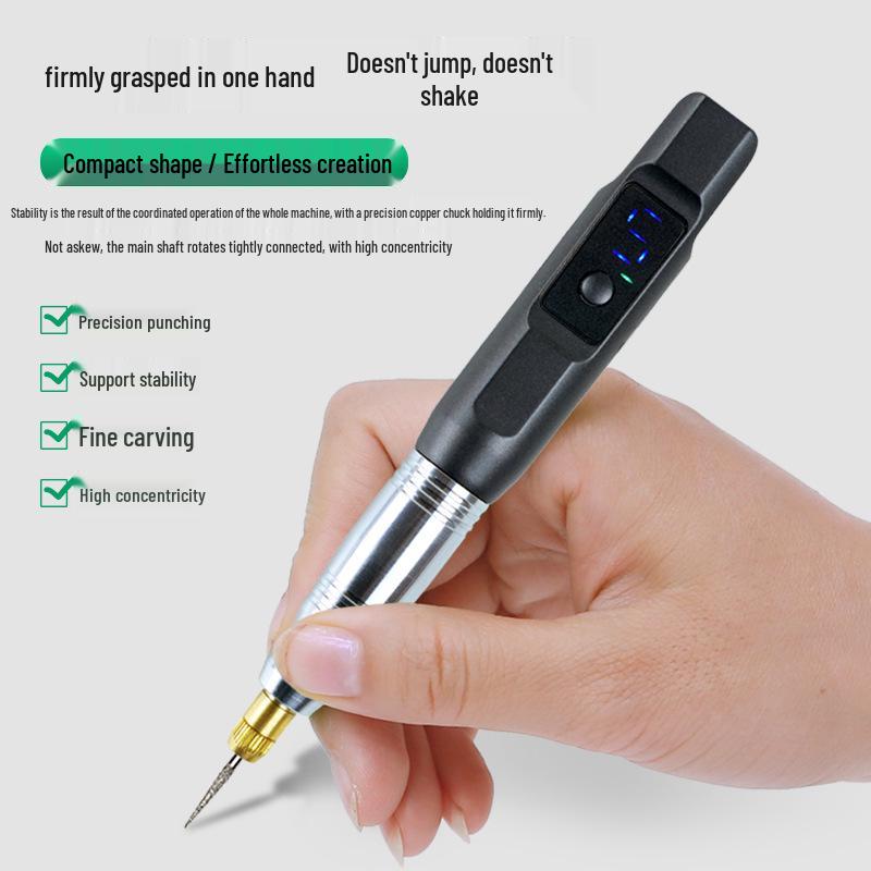Rechargeable Variable Speed Small Electric Engraving and Polishing Pen