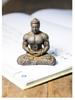 Creative Retro Chinese Buddha Statue for Home and Office Zen Decor